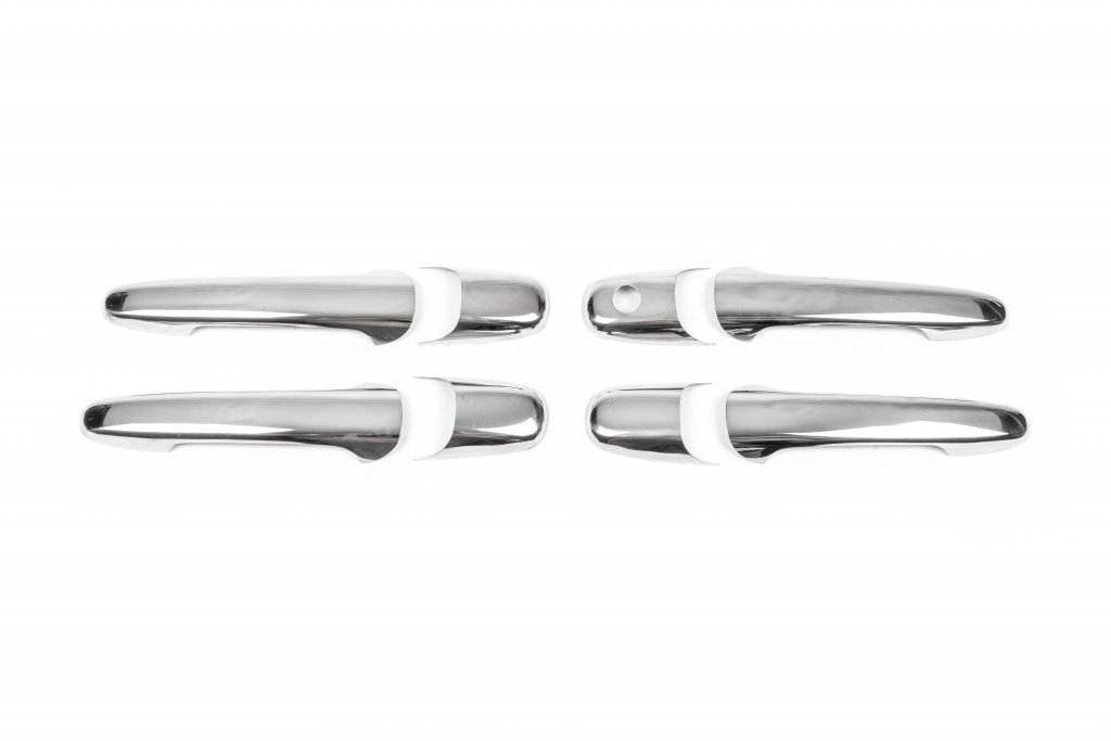 Chrome Door Handle Covers (4 pcs, Stainless Steel) for Mazda 3 2003-2009 - image 4