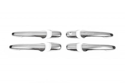 Chrome Door Handle Covers (4 pcs, Stainless Steel) for Mazda 2 2003-2007 - image 4