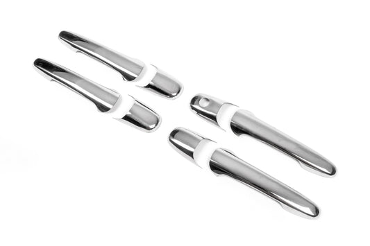 Chrome Door Handle Covers V2 (4 pcs, Stainless Steel) for Mazda CX-7 2006-2012 - image 2