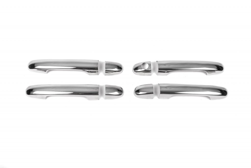 Chrome Door Handle Covers (4 pcs, Stainless Steel) for Hyundai Elantra (HD) 2006-2011 - image 4