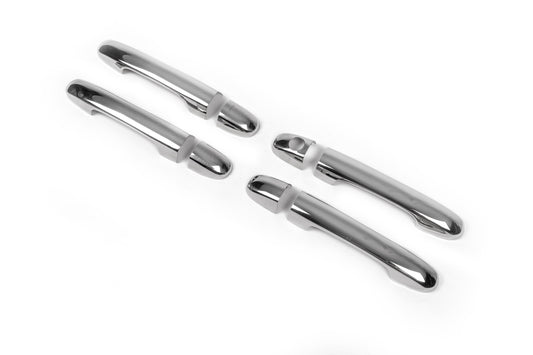 Chrome Door Handle Covers (4 pcs, Stainless Steel) for Hyundai I-20 2012-2014 - image 2