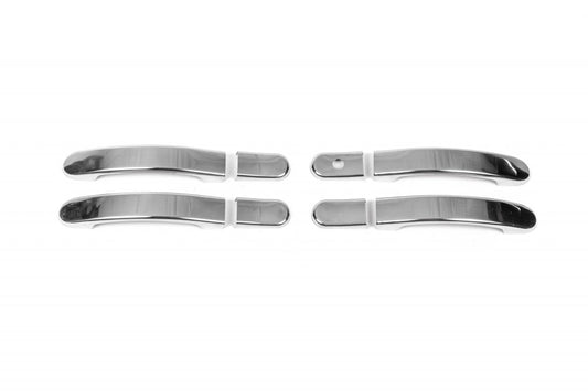 Chrome Door Handle Covers (4 pcs, Stainless Steel) for Ford Fusion 2002-2009 - image 2