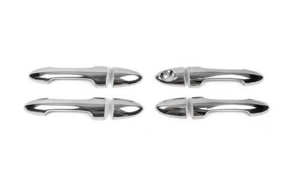 Chrome Door Handle Covers (4 pcs, Stainless Steel) for Ford Focus I 1998-2005 - image 3