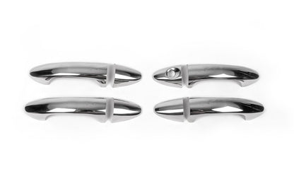 Chrome Door Handle Covers (4 pcs, Stainless Steel) for Ford Courier 2014-2023 - image 4