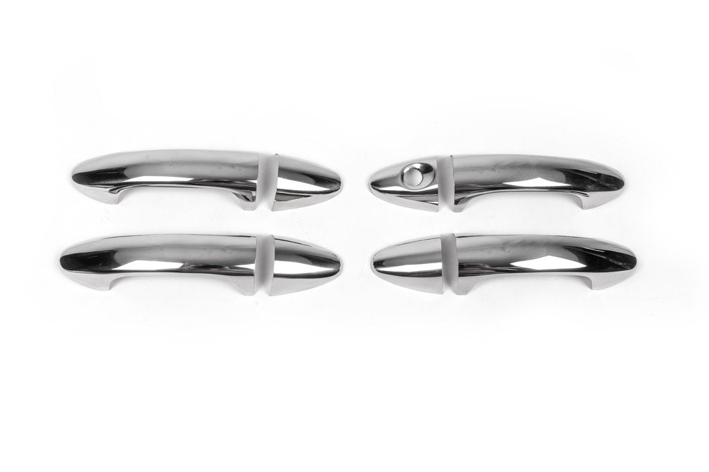 Covers for handles (4 pcs., Stainless steel.) for Ford Courier 2014-2023 - image 4