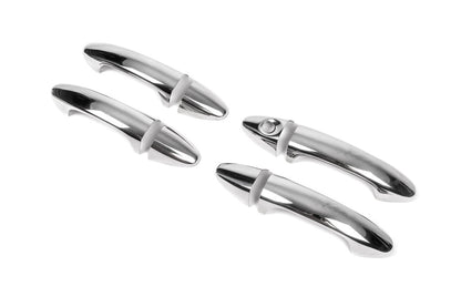 Covers for handles (4 pcs., Stainless steel.) for Ford Courier 2014-2023 - image 5