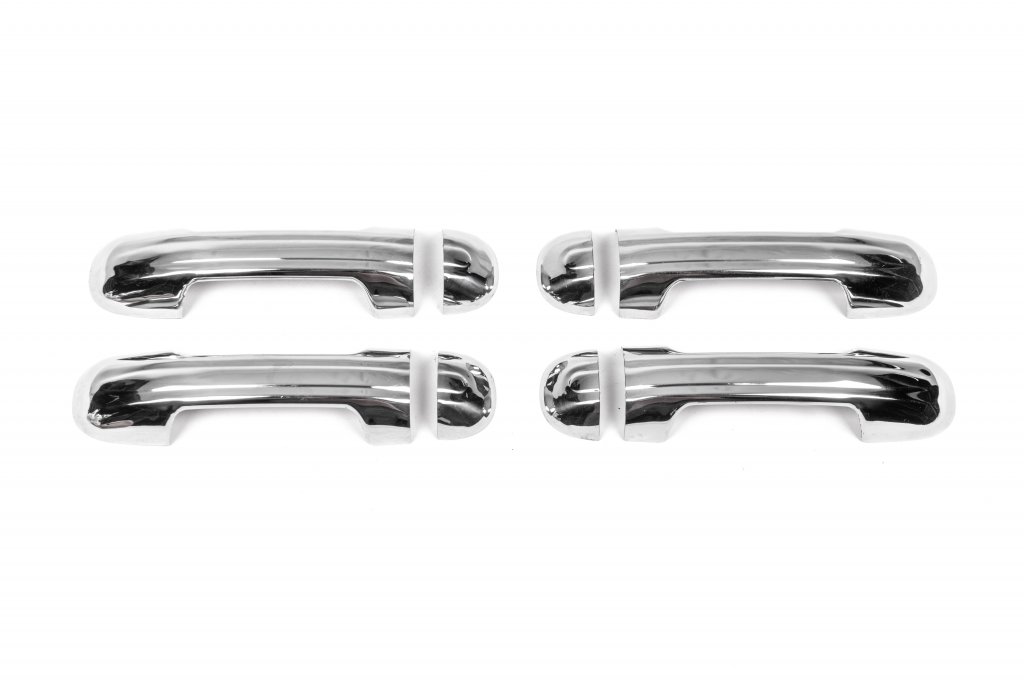 Chrome Door Handle Covers (4 pcs, Stainless Steel) for Ford Connect 2002-2006 - image 2