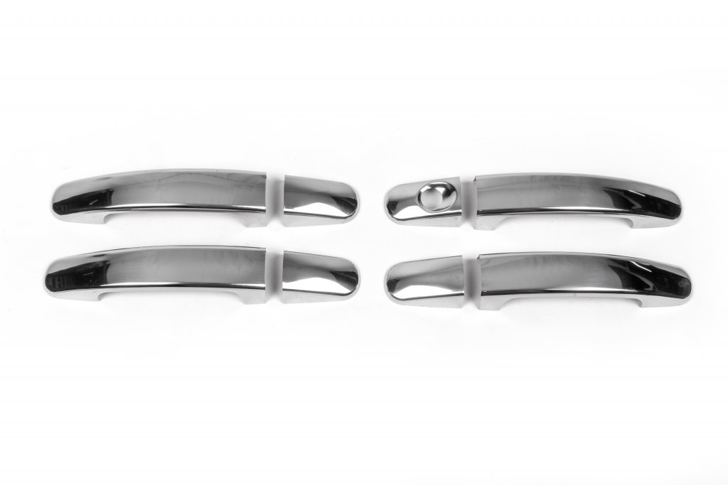 Chrome Door Handle Covers (4 pcs, Stainless Steel) for Ford Connect 2014-2021 - image 3
