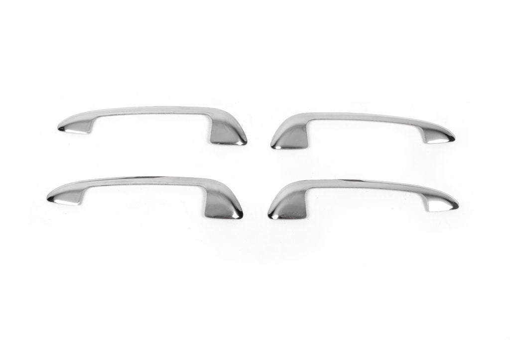 Chrome door handle covers with upper part (4-door, stainless steel) for Fiat Punto Grande/EVO 2006-2018 - image 4