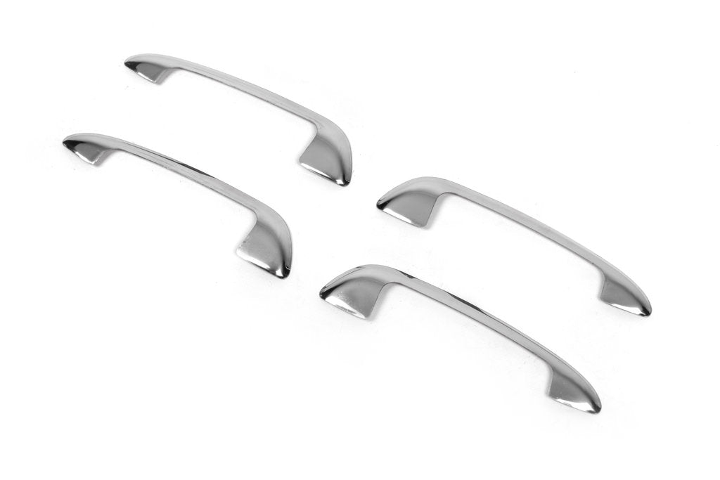 Chrome door handle covers with upper part (4-door, stainless steel) for Fiat Punto Grande/EVO 2006-2018 - image 5