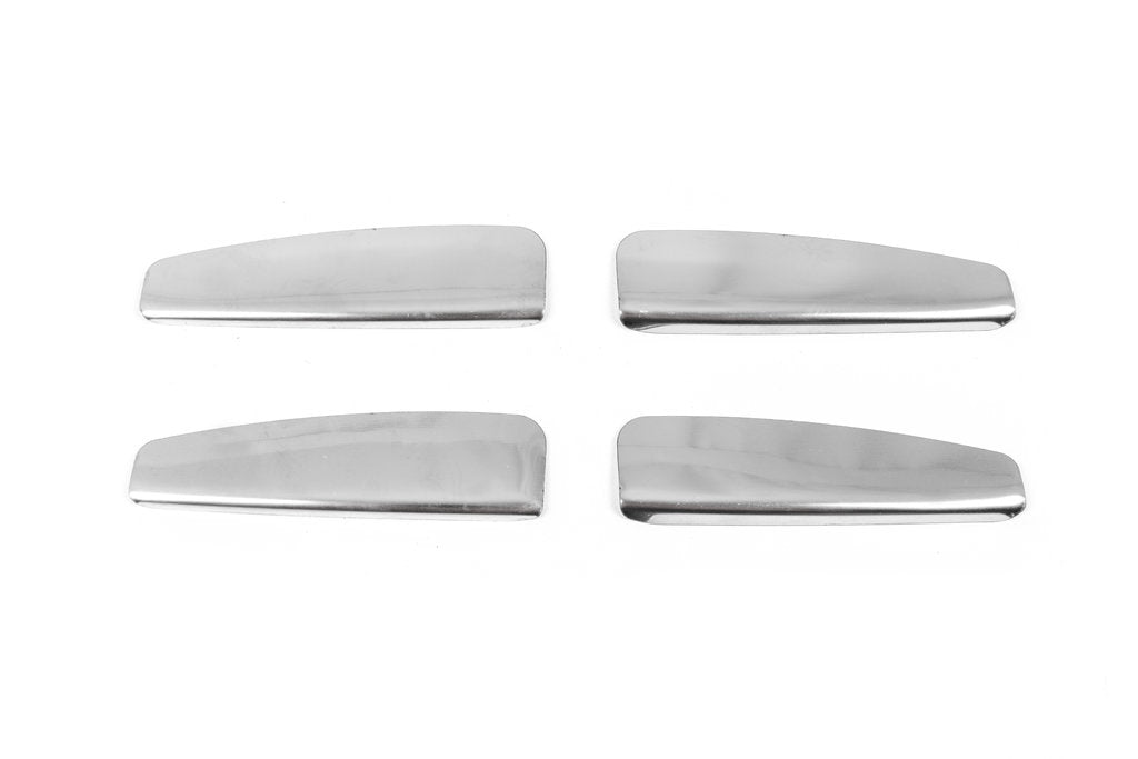 Chrome door handle covers with top part (8 pcs, stainless steel) for Fiat Linea 2006-2018 - image 2