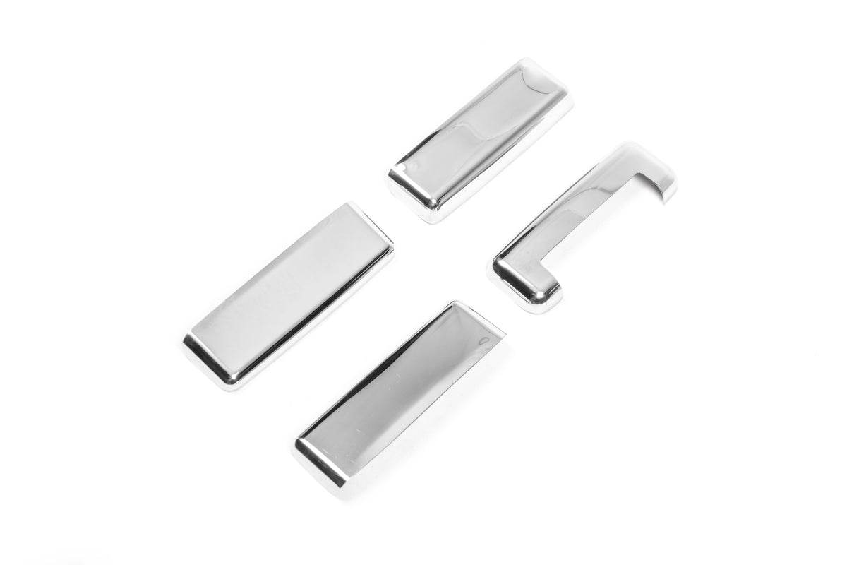 Covers for handles (4 pcs., Stainless steel.) for Ford Transit 1991-2000 - Reelken Auto