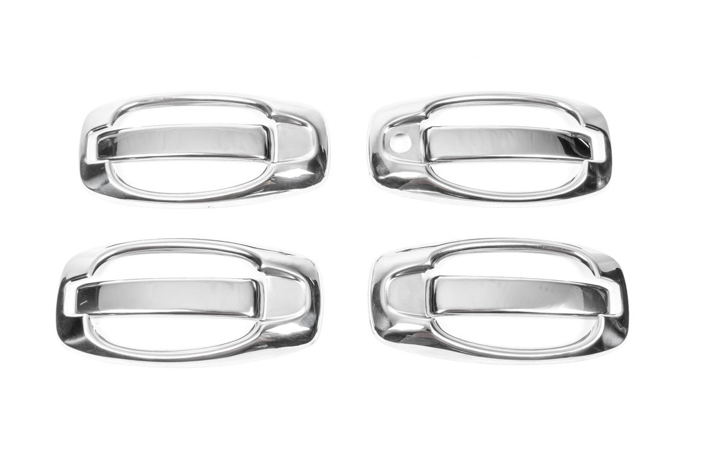 Chrome Door Handle Covers and Trims (8 pcs, Stainless Steel) for Fiat Doblo II 2010-2022 - image 6