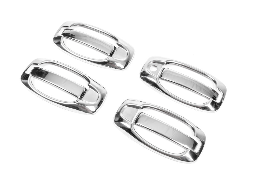 Chrome Door Handle Covers and Trims (8 pcs, Stainless Steel) for Opel Combo 2012-2018 - image 3