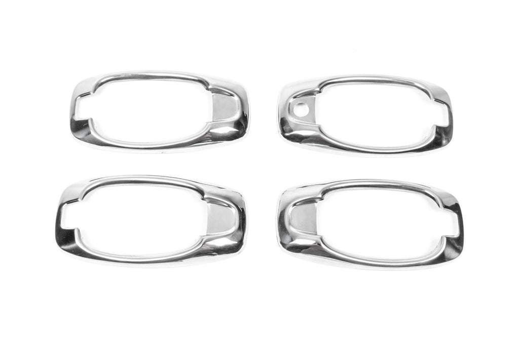 Outlining the door handle (4 pieces, stainless steel) for Fiat Doblo II 2010-2022 - image 12