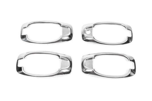 Chrome Covers Around Door Handles (4 pcs, Stainless Steel) for Opel Combo 2012-2018 - image 2