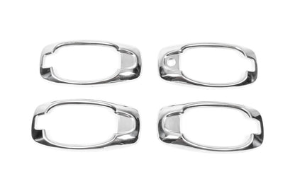Chrome Covers Around Door Handles (4 pcs, Stainless Steel) for Opel Combo 2012-2018 - image 2