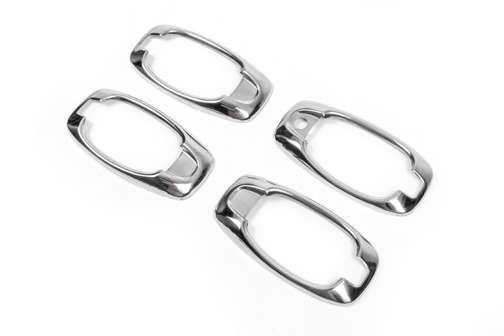 Chrome Door Handle Covers and Trims (8 pcs, Stainless Steel) for Fiat Doblo II 2010-2022 - image 6