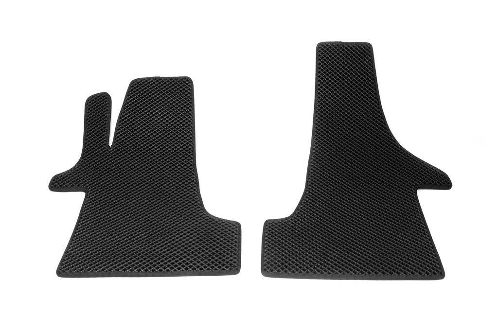 EVA floor mats (black, front, for 2+1) for Volkswagen T5 2010-2015 - Reelken Auto