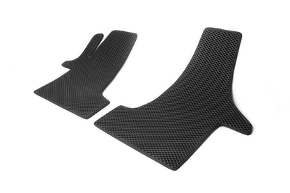 EVA floor mats (black, front, for 2+1) for Volkswagen T5 Caravelle 2004-2010 - Reelken Auto