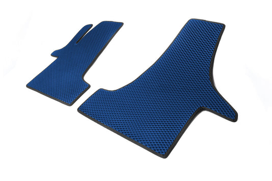 EVA Floor Mats (Blue, Front, for 2+1) for Volkswagen T6 2015-2024 - image 2