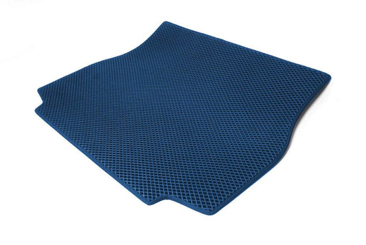 Trunk mat (EVA, blue) for BMW X5 E-53 1999-2006 - Reelken Auto