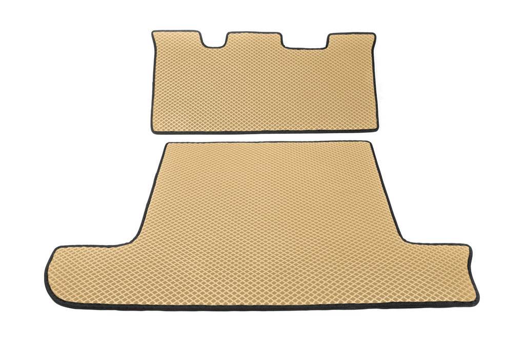 A cargo Mat Beige 2 PCs set (EVA, 7 seats) for Toyota Land Cruiser 100 - Reelken Auto