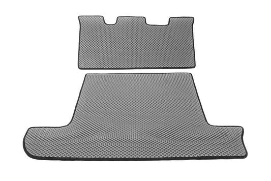 Trunk Mat 2 pcs Grey (EVA, 7-Seater) for Lexus LX470 1998-2007 - image 1