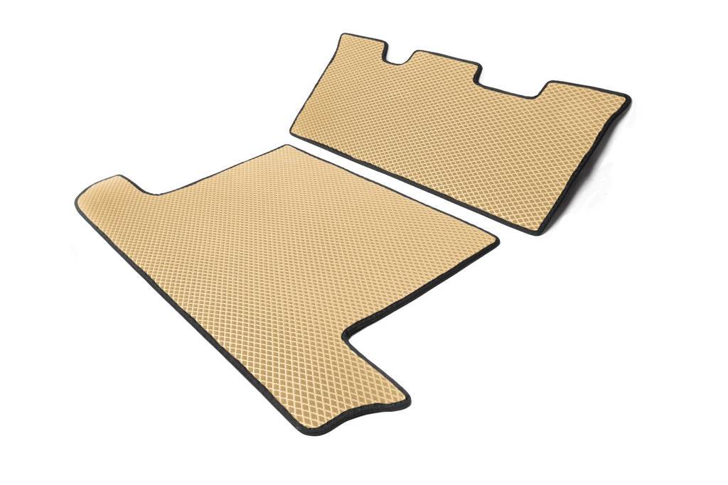 A cargo Mat Beige 2 PCs set (EVA, 7 seats) for Toyota Land Cruiser 100 - Reelken Auto
