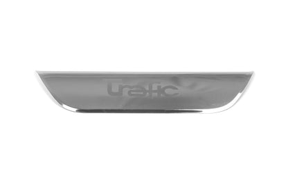 Chrome bar above the number (one-door, lower, stainless steel) for Renault Trafic 2001-2015 - image 2
