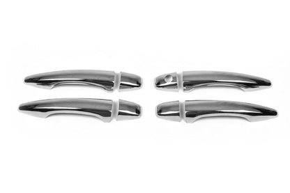 Covers for handles (4 pieces, stainless steel.) for Citroen C-4 Picasso 2013-2022 - Reelken Auto