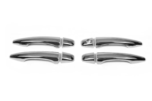 Chrome Door Handle Covers (4 pcs, Stainless Steel) for Citroen C-4 Picasso 2013-2022 - image 2