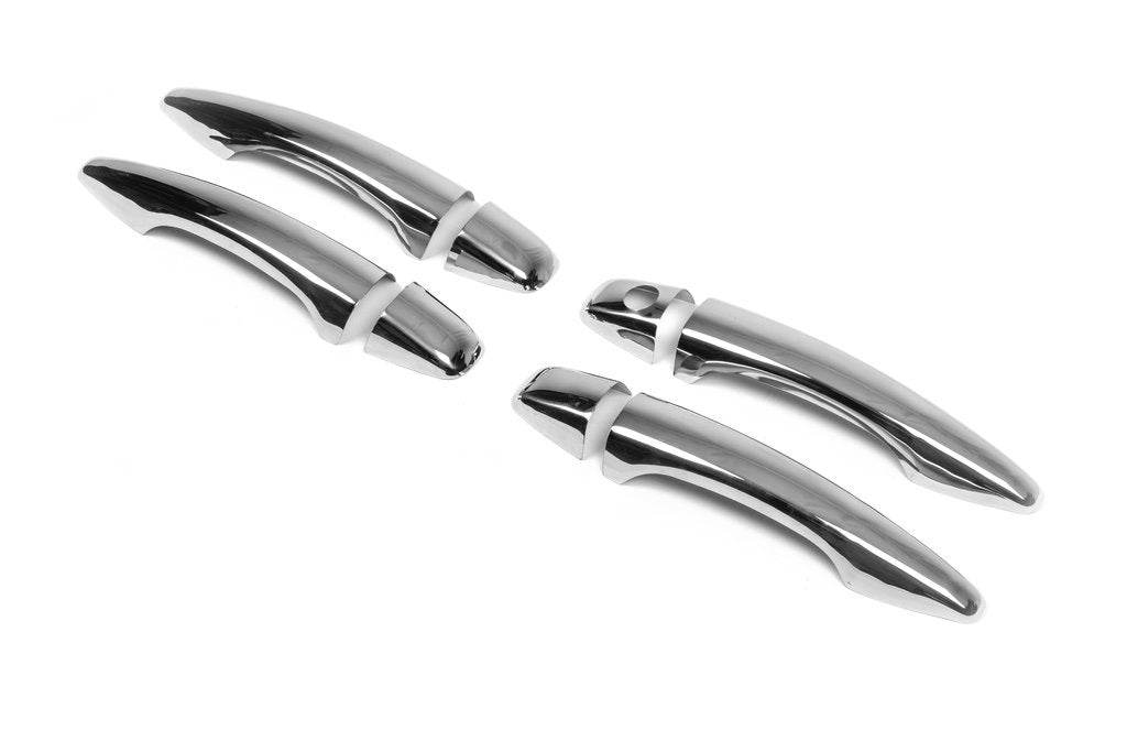 Covers for handles (4 pieces, stainless steel.) for Citroen C-4 Picasso 2013-2022 - Reelken Auto