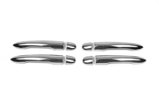 Chrome Door Handle Covers (4 pcs, Stainless Steel) for Renault Velsatis 2001-2009 - image 2