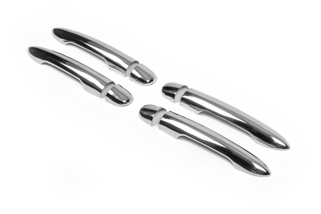 Chrome Door Handle Covers (4 pcs, Stainless Steel) for Renault Modus 2005-2012 - image 3