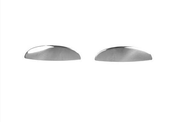 Handle covers (2 pcs., stainless steel) for Opel Combo 2002-2012 - Reelken Auto