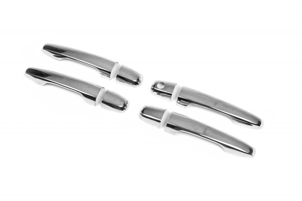 Chrome Door Handle Covers (4 pcs, Stainless Steel) for Mitsubishi Pajero Sport 2008-2015 - image 3