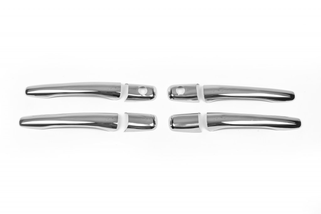 Chrome Door Handle Covers (4 pcs, Stainless Steel) for Mitsubishi Grandis 2003-2011 - image 3