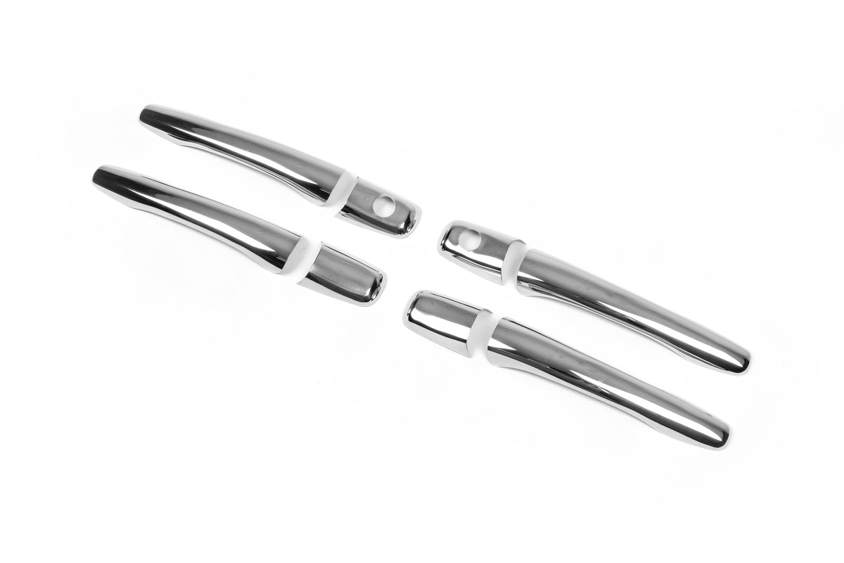Chrome Door Handle Covers (4 pcs, Stainless Steel) for Mitsubishi Grandis 2003-2011 - image 2