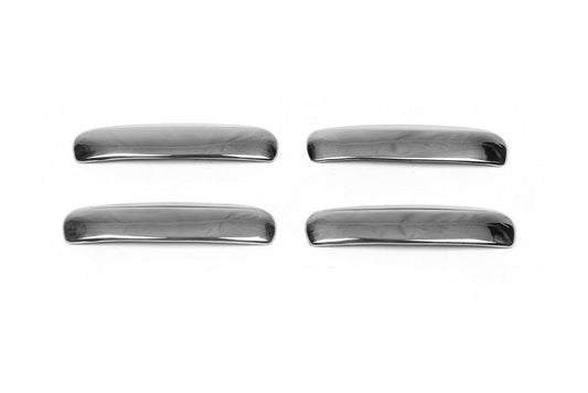 Pads on handles (4-piece, stainless steel) for Mitsubishi Colt 2004-2012 - Reelken Auto