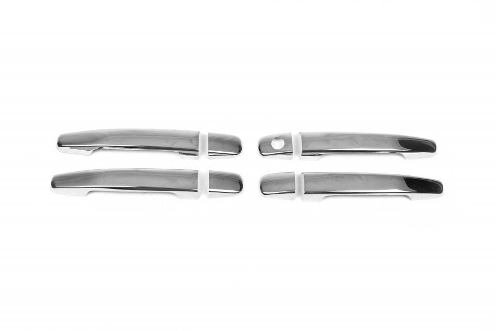 Pads on handles (4-piece, stainless steel) for Mercedes C-class W202 1993-2001 - Reelken Auto