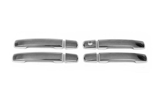 Covers for handles (Omsa, 4 pieces, stainless steel) for Suzuki Equator 2009↗ - Reelken Auto