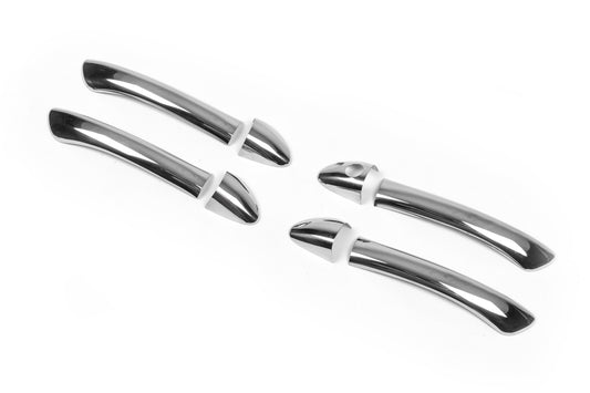 Pads on handles (4-piece, stainless steel) for Mercedes C-class W203 2000-2007 - image 2