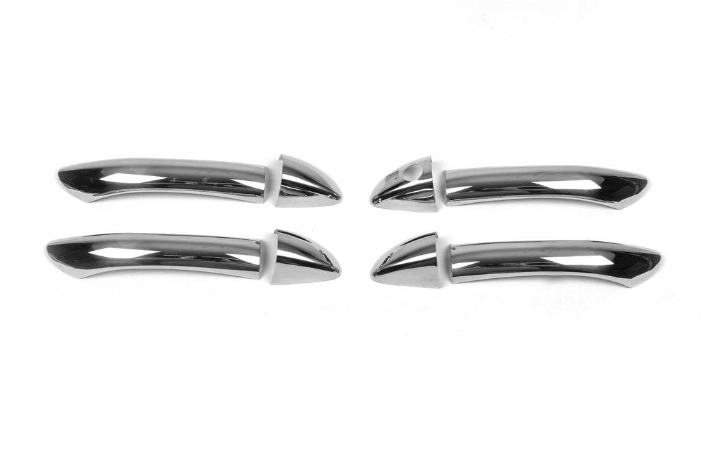 Pads for handles (4 pieces, stainless steel) for Mercedes ML W164 - Reelken Auto