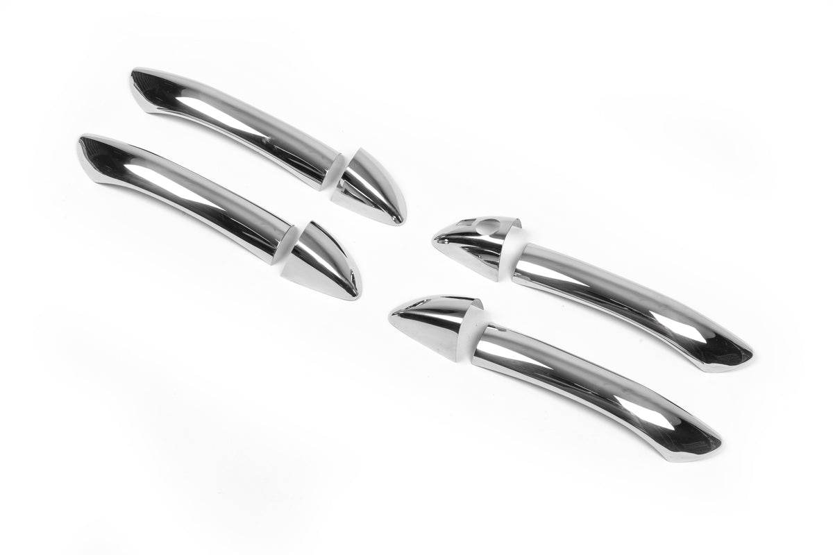 Pads for handles (4 pieces, stainless steel) for Mercedes ML W164 - Reelken Auto