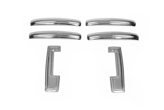 Covers for handles (4 pieces, stainless steel.) for Renault Dokker 2013-2022 - image 2