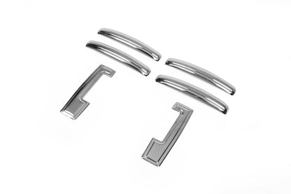 Covers for handles (4 pieces, stainless steel.) for Renault Dokker 2013-2022 - image 1