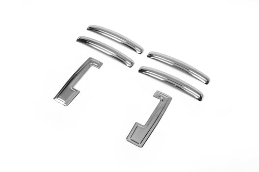 Chrome Door Handle Covers (4 pcs, Stainless Steel) for Renault Dokker 2013-2022 - image 2