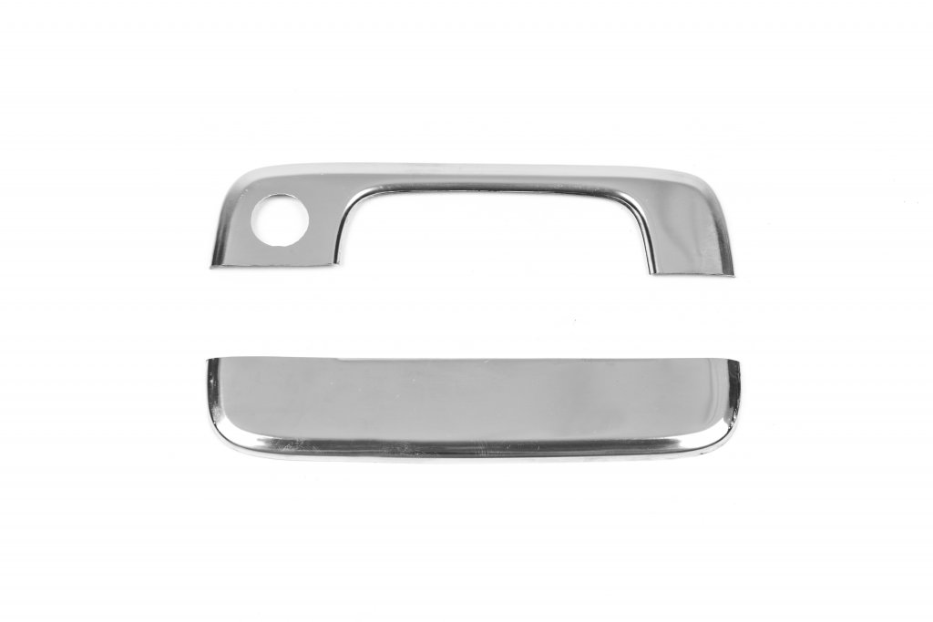 Rear door handle cover (1 door, stainless steel) for Peugeot Partner 1996-2008 - image 2