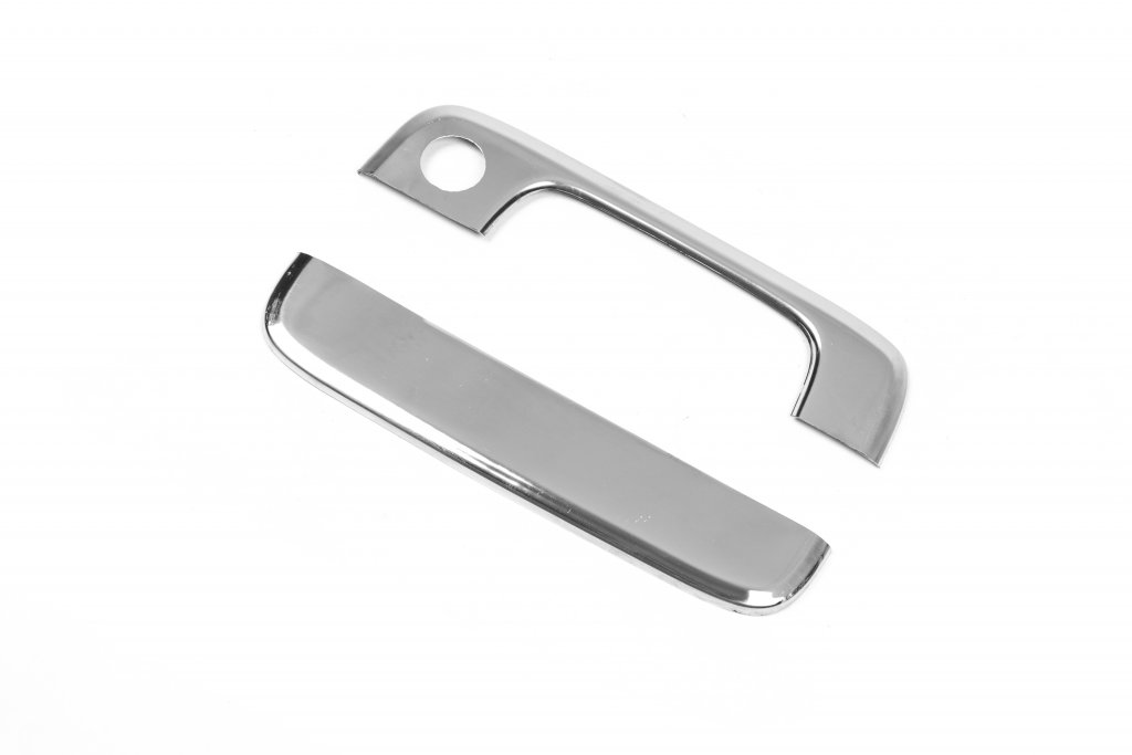 Rear door handle cover (1 door, stainless steel) for Peugeot Partner 1996-2008 - image 3